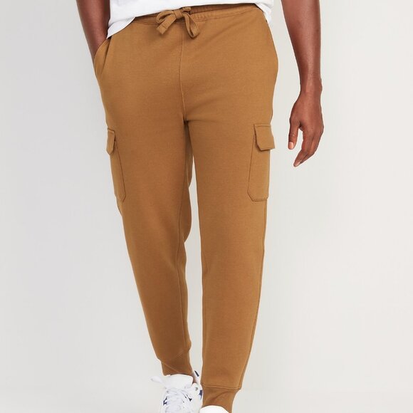 Old Navy Other - Old Navy Men’s Cargo Jogger Sweatpants Bourbon Tan Brown - XL